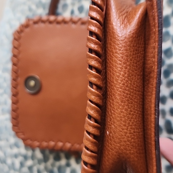 Street Level Leather Fringe Cross Body Bag Anthropologie - Picture 5 of 5